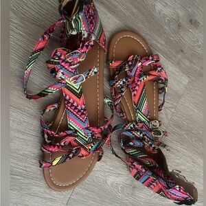Colorful Strappy Sandals